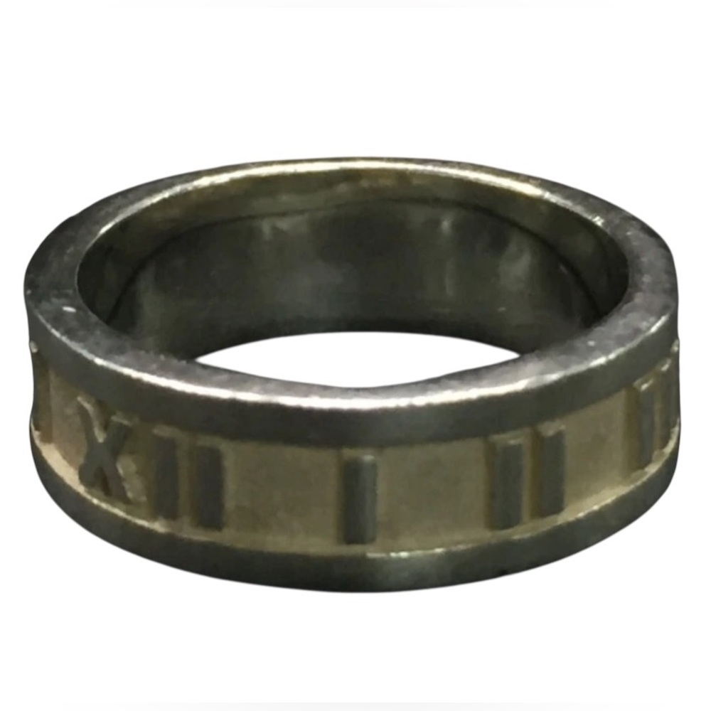 TIFFANY&CO. Atlas 1995 Roman Number Ring - Picture 3 of 5